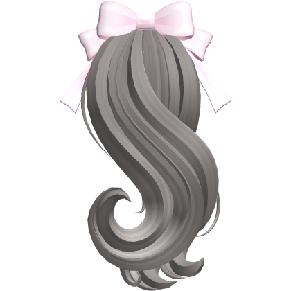 ♡ Kawaii Fluffy Long Ash Brown Moe Unicorn Tail Roblox item