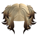 Short Messy Pigtails w/ Bangs