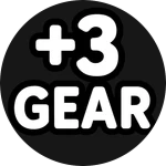 ⭐ +3 Gear