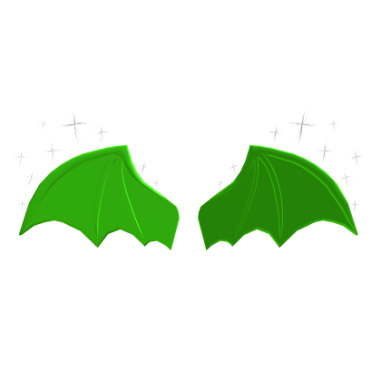 Bat Devil Neon Green Wings Sparkle Aura Confetti Roblox item