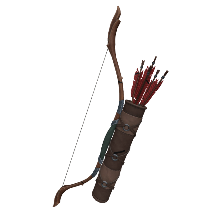 Warriors Bow and Arrow Back