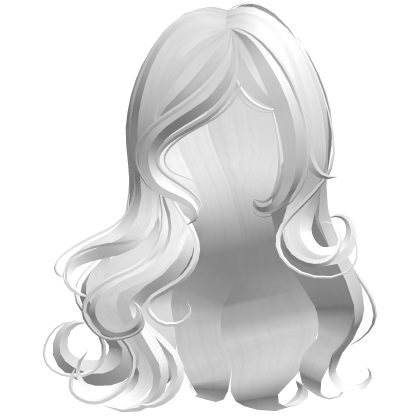 ♡ Silky Long Ethereal Waves (White) Roblox item