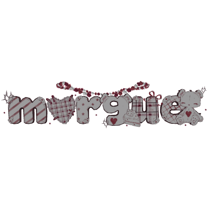 ♡ : morgue bear jumbo beaded 1.0