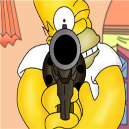 01-homer-simpson-violence-cartoon Roblox decal