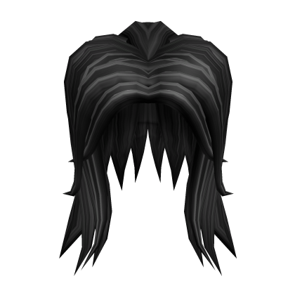 Popular Girl Black Hair Fashion Y2K Roblox item