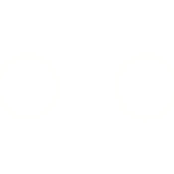Retro Glowing Eyes - White