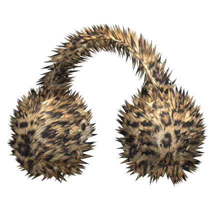 Leopard Fur Earmuffs