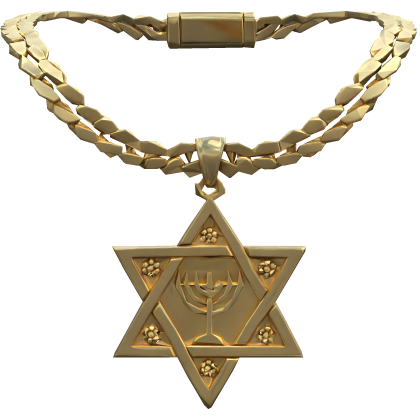Iced Out Israel Gold Chain Necklace 1.0