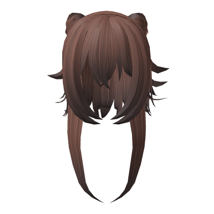 Space Buns Hair (light brown) Roblox item