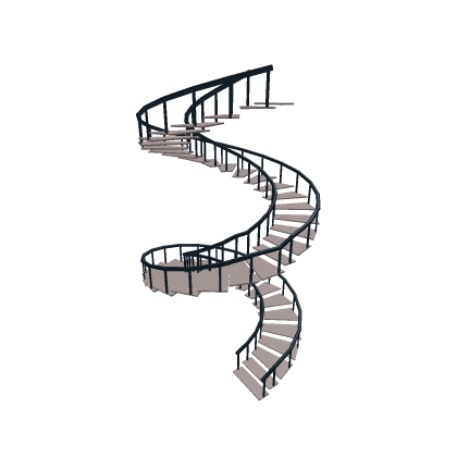 Long Spiral Stairs [Block Model]