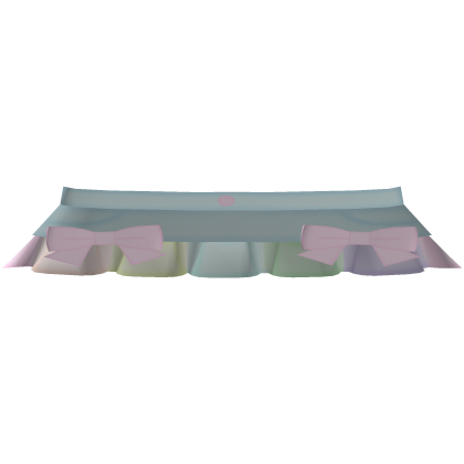 ᰔᩚ : Pastel rainbow jean skirt