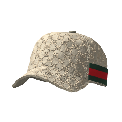 Gorra Monograma De Diseñador Beige thumbnail