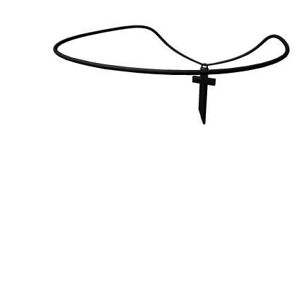 Black Knife Necklace