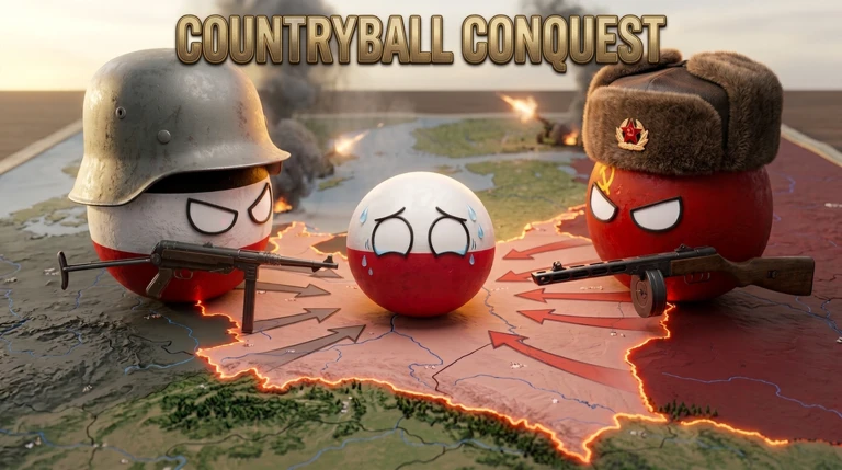 How Countryball Conquest WW2 works: Countryball Conquest WW2 screenshot