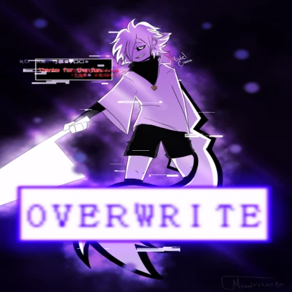 X Chara with overwrite button