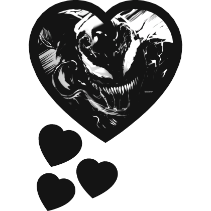 Venom Thinking Hearts Marvel
