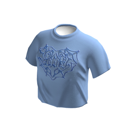 Spider Set y2k grunge tee Blue thumbnail