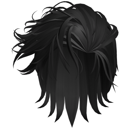 Black Swept Mullet