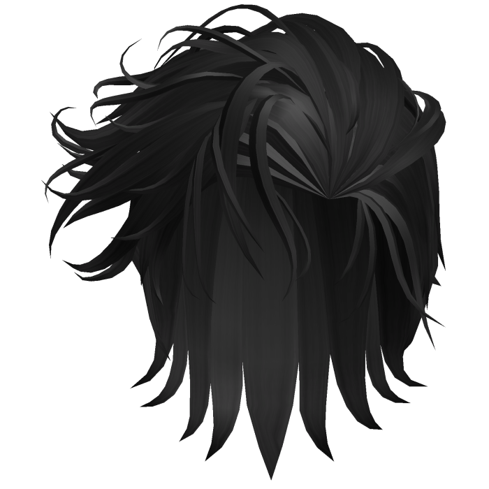 Black Swept Mullet