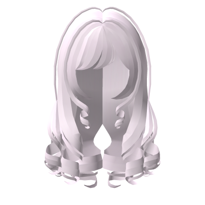 . ‿ ♡ curly angel long wavy hair in pink Roblox item