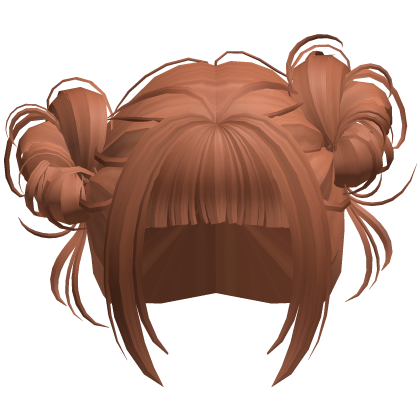 Cute Messy Space Buns (Ginger) Roblox item