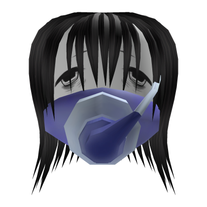 Sick Moe Girl + Black Hair Roblox item