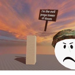 evil jenga tower of doom icon
