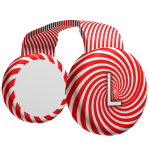 ✅ Candy Cane Clockwork Headphones