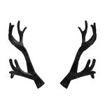 Black Sharped Antlers