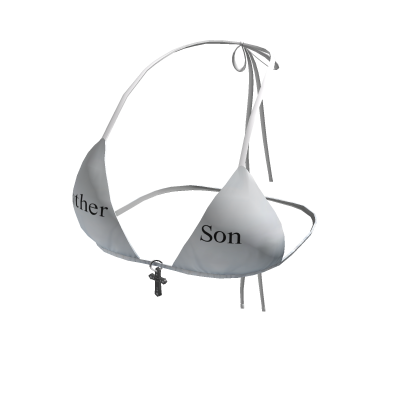 father son indie sleaze white bikini top thumbnail