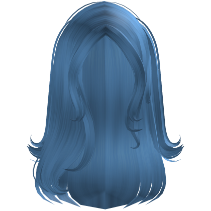 ۶ৎ | half up long sweet swoop sky blue hair Roblox item