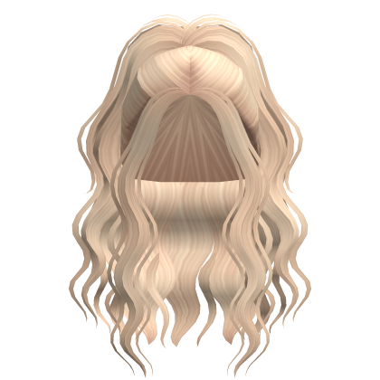 Cute Popular Girl Wavy Ponytail (Blonde)