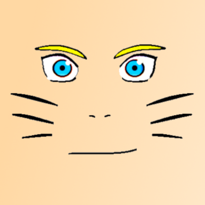 Naruto Face Roblox decal