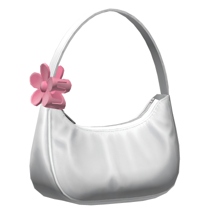 Basic Soft white Nylon Bag w/ Clawclip thumbnail
