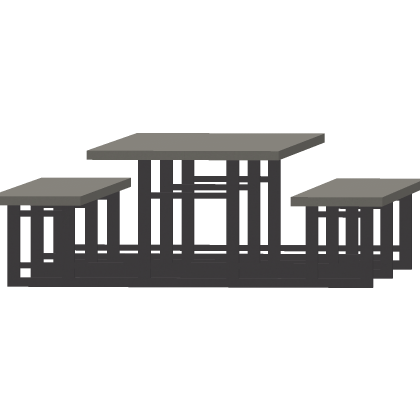 🎀 Cafeteria Table Chairs Food Lunch Eat School 
