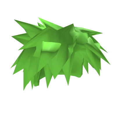 Green Messy Punk Scene Hair | Roblox Item - Rolimon's