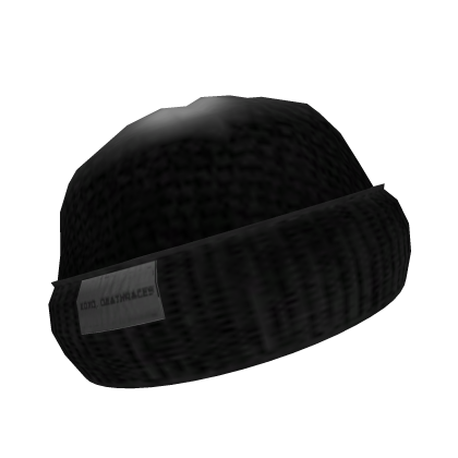 Black Knit Beanie Roblox item