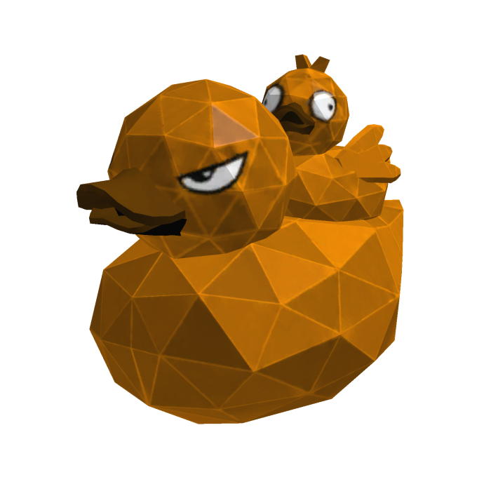 Dark Yellow Duo Ducks Recolor (Addon)