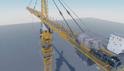 Very Realistic and detailled crane preview 1