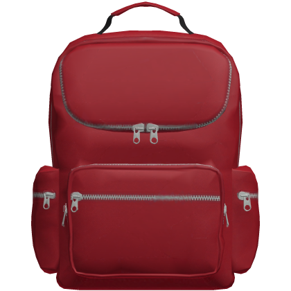red y2k backpack