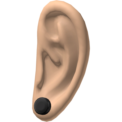 Ears w/ Black Piercing