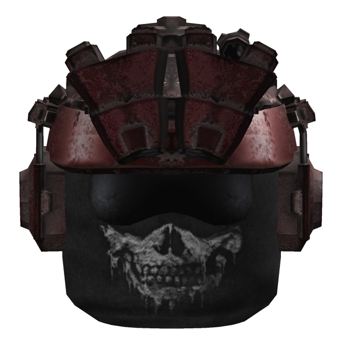 Red Tactical Helmet