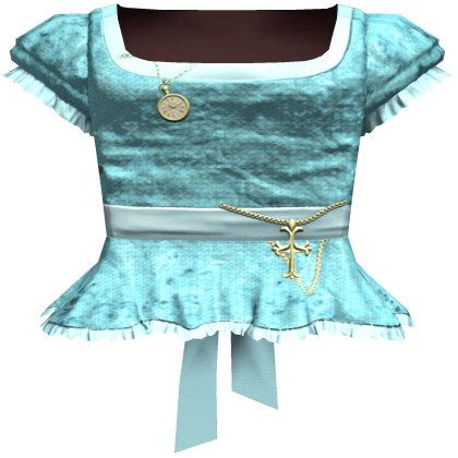 Blue Velvet Princess Dress