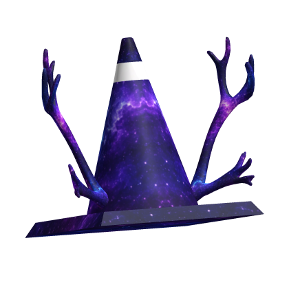 Galaxy Traffic Cone W/ Antlers Roblox item