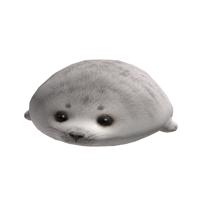 
Seal Hat Pillow Cute