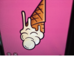 Melted ice cream