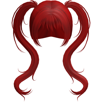 long red wispy vkei pigtails Roblox item
