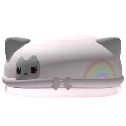 ୨୧: cute nyan pink hat
