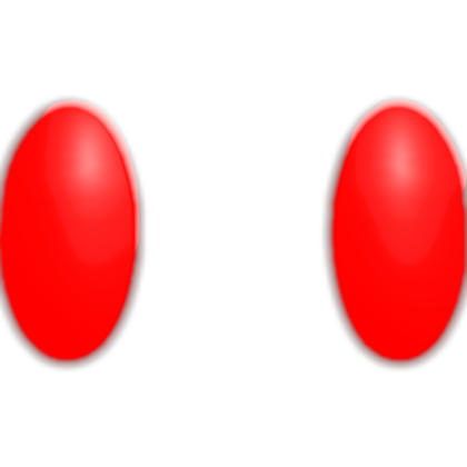 Red Glowing Neon Eyes (EMISSIVE)