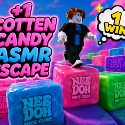 +1 asmr escape (cotten candy) icon
